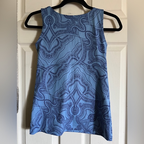 Patagonia womens active tank blue Y2K peasant top - Picture 4 of 4